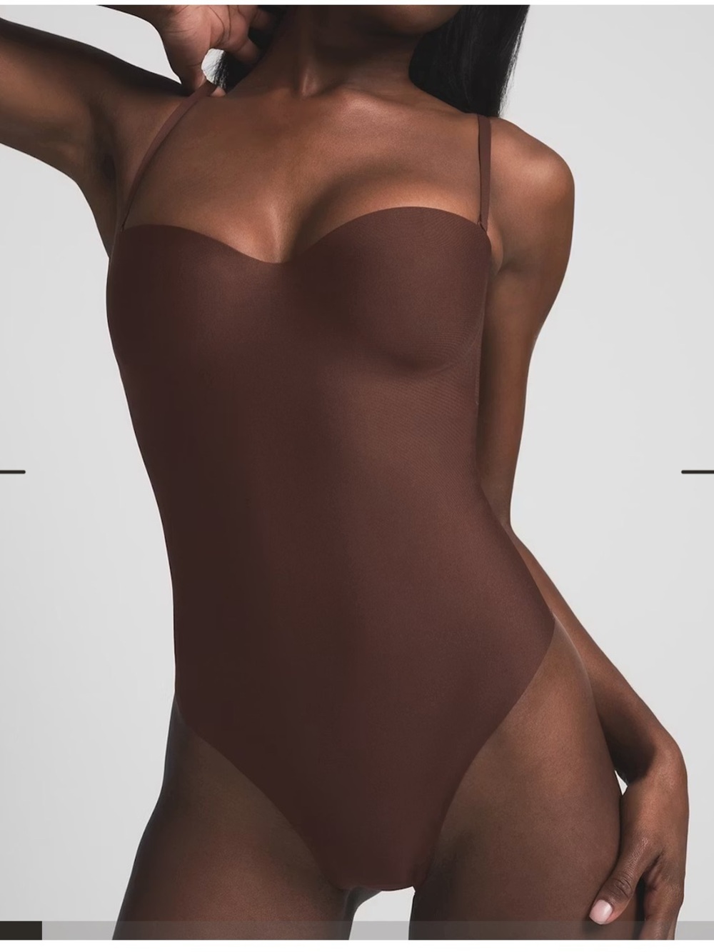 SKIMS BODY UNDERWIRE THONG BODYSUIT - Picture 1 of 14
